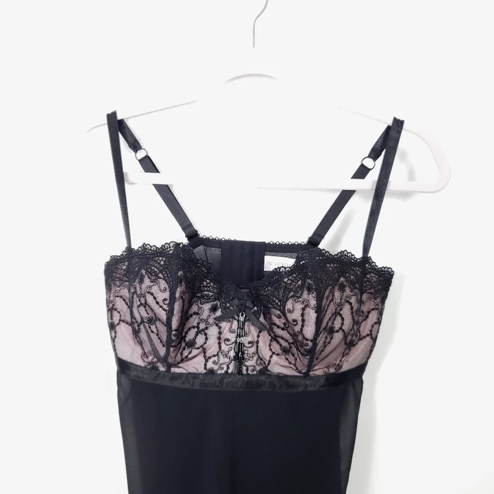 Cacique lace overlay cup nightie size 14/16 - Picture 4 of 7